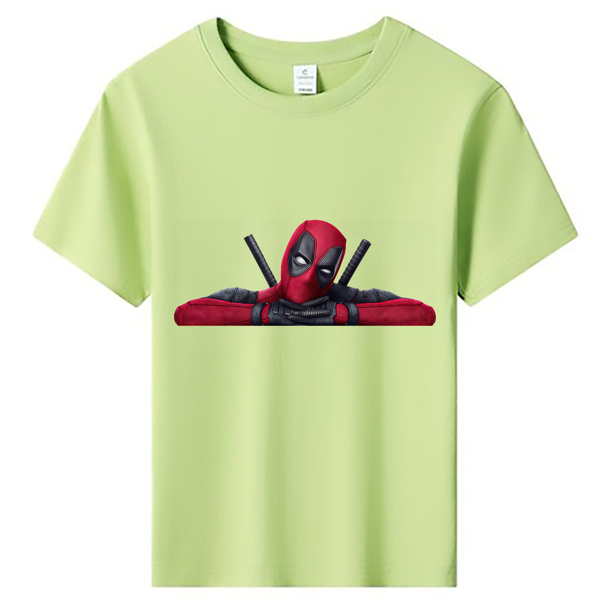 （画像用） Deadpool デッドプール 綿100％キッズTシャツ（フロントプリント）
